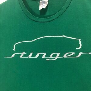 Kia Stinger Car Graphic T Shirt Green Fan Favorite Company‎ XL Extra Large